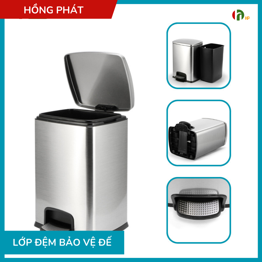 Thùng rác inox đạp chân VHP-YS-HPB-105/105B