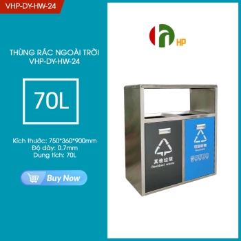 OUTDOOR TRASH BIN VHP-DY-HW-24