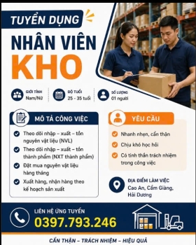 RECRUITING WAREHOUSE STAFF