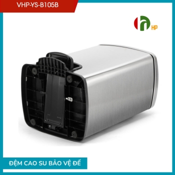 Stainless steel trash can with nano-coated foot pedal to prevent dust and dirt, tight lid, 20L, 30L indoor capacity - VHP-YS-B-105 / VHP-YS-B-105B