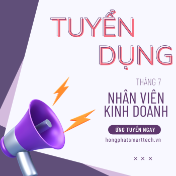TUYỂN DỤNG THÁNG 7 - NHÂN VIÊN KINH DOANH