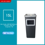 Thùng rác inox có gạt tàn VHP-JZG-A-083