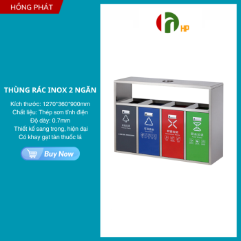 High quality outdoor stainless steel trash can - VHP-YS-B-150 (1) (1) (1) (1) (1) (1) (1) (1) (1)