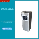 Thùng rác inox có gạt tàn VHP-JZG-A-083