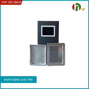 Trash can with stainless steel ashtray VHP-JZG-A-084
