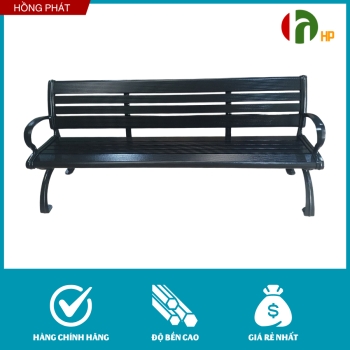 Chair with back, aluminum size 1m8